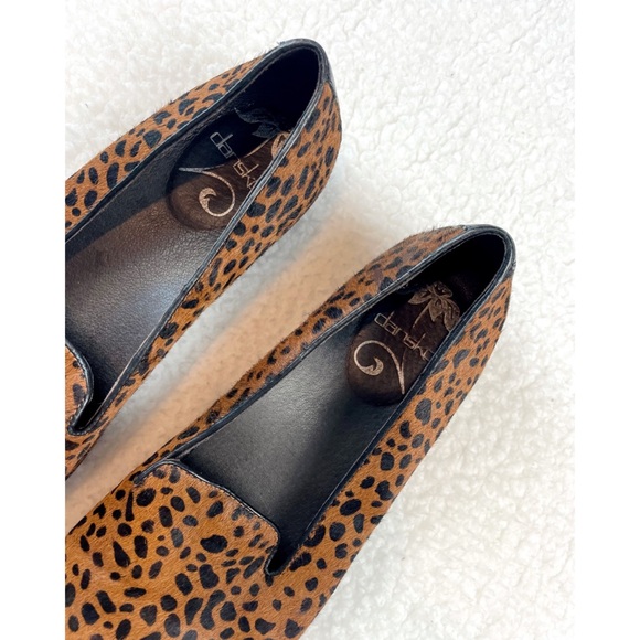 DANSKO • Olivia Cheetah Calf Hair Slip-On Loafers - Picture 3 of 16